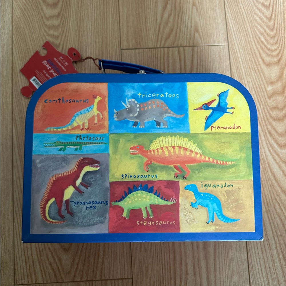 Colorful Dinosaur Puzzle Set